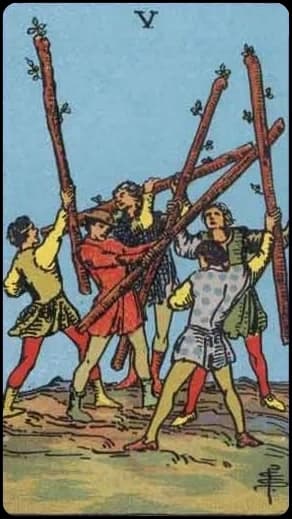 Five of Wands
