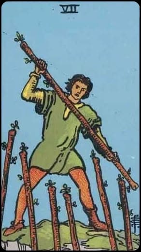Seven of Wands