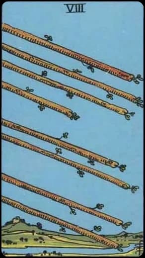 Eight of Wands