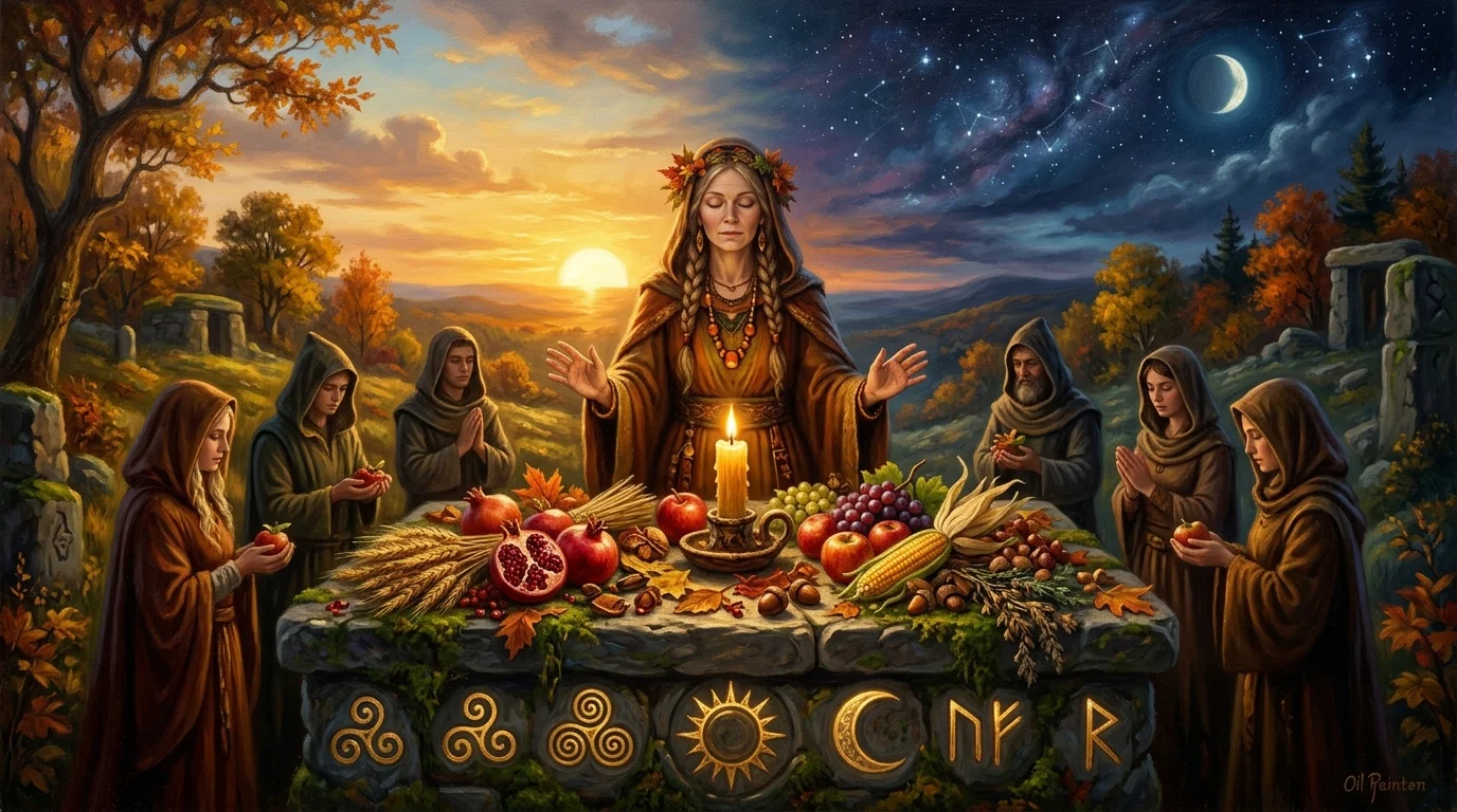 El Banquete de Mabon - La celebración de la segunda cosecha y el agradecimiento a la tierra en el equinoccio